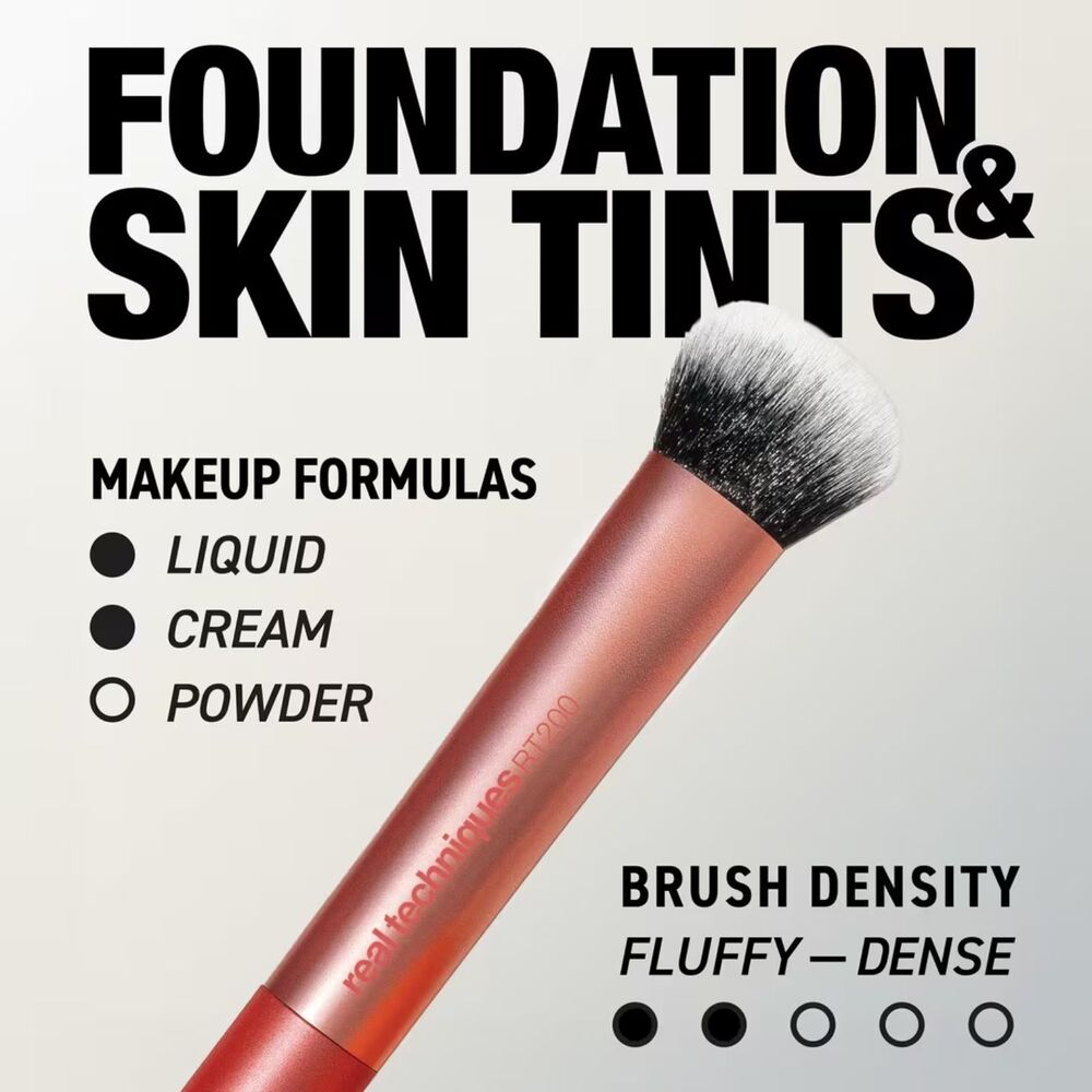 Real Techniques Expert Face Makeup Brush 200 Like New No Box - Picture 6 of 6